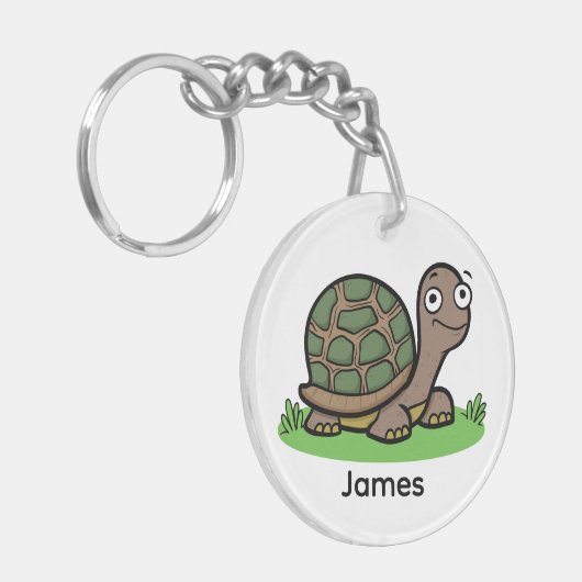 Porte-clés Funny Tortoise Custom (Devant gauche)