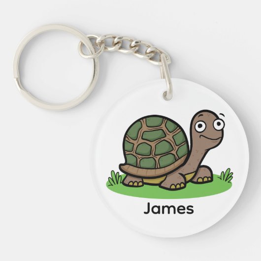 Porte-clés Funny Tortoise Custom (Devant)