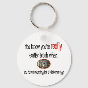 Porte-clés Funny Trailer Park