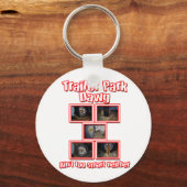 Porte-clés Funny Trailer Park Dawg Red (Recto)