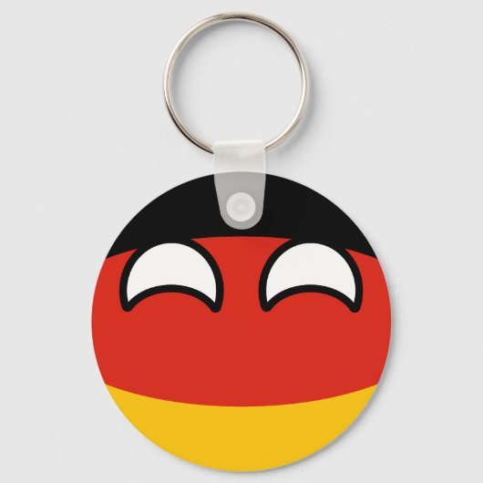 Porte-clés Funny Trending Geeky Allemagne Camptryball (Recto)