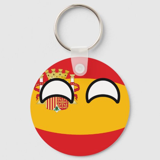 Porte-clés Funny Trending Geeky Espagne Country (Recto)