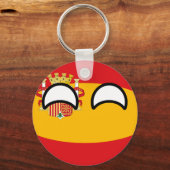 Porte-clés Funny Trending Geeky Espagne Country (Recto)