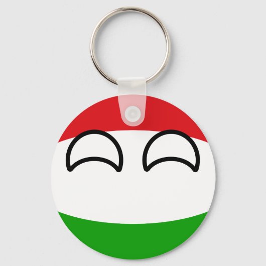 Porte-clés Funny Trending Geeky Hungary Countryball (Recto)