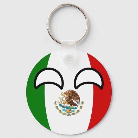Porte-clés Funny Trending Geeky Mexico Countryball (Recto)