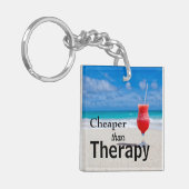 Porte-clés Funny Tropical Beach Typographie (Devant gauche)