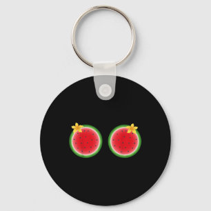 Porte-clés Funny Tropical Watermelon Slice S Vacances d'été
