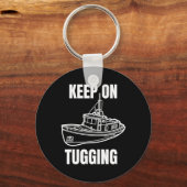 Porte-clés Funny Tug Boat Captain Graphic (Recto)