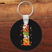 Porte-clés Funny Turtle Santa Elf Snowman Christmas Womens Me (Recto)