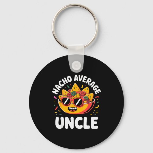 Porte-clés Funny Uncle Design For Uncle Men First Time Uncle (Recto)