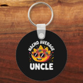 Porte-clés Funny Uncle Design For Uncle Men First Time Uncle (Recto)