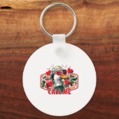 Porte-clés Funny Valentines Day Call Me Duck Hunting Men Wome (Recto)