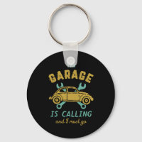 Funny Vintage Car Mécanicien Le Garage Appelle