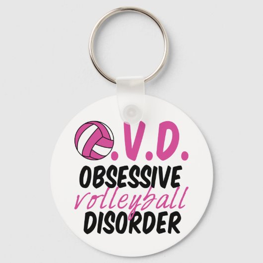 Porte-clés Funny Volleyball (Recto)