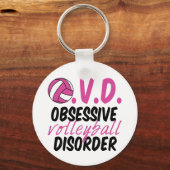 Porte-clés Funny Volleyball (Recto)