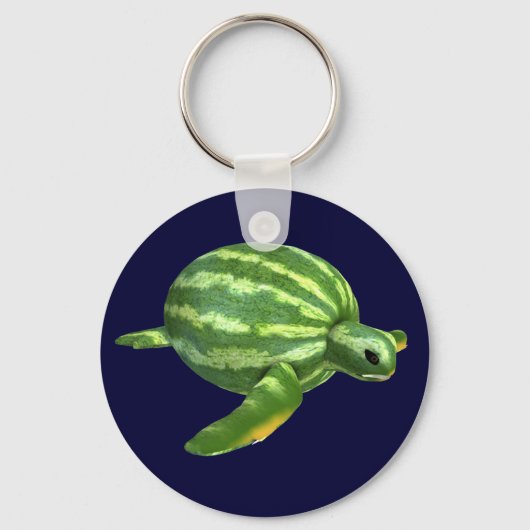 Porte-clés Funny Watermelon Seaturtle (Recto)