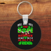 Porte-clés Funny Weed T Lover Roll Joint Friend Smoking Short (Recto)