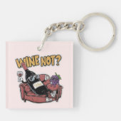 Porte-clés Funny Wine and Grapes (Dos)