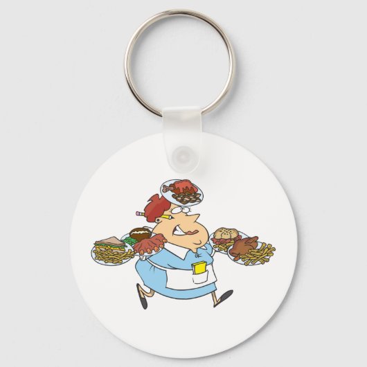 Porte-clés Funny Witress (Recto)