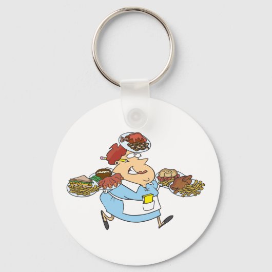 Porte-clés Funny Witress (Verso)