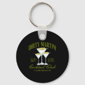 Porte-clés Funny Womens Dirty Martini Social Club Drinking Ta (Recto)