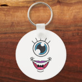 Porte-clés Funny Y Monster Eyeball Face Halloween (Recto)