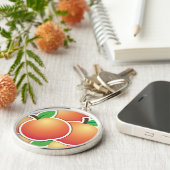 Porte-clés Funy peach (Côté)