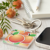 Porte-clés Funy peach (Devant Droit)