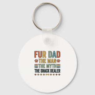 Porte-clés Fur Papa Le Fournisseur De Snacks Vintage Amoureux