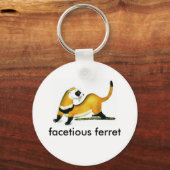 Porte-clés furet facétieux (Recto)