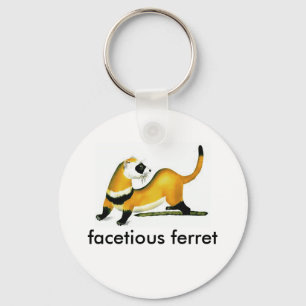 Porte-clés furet plaisant