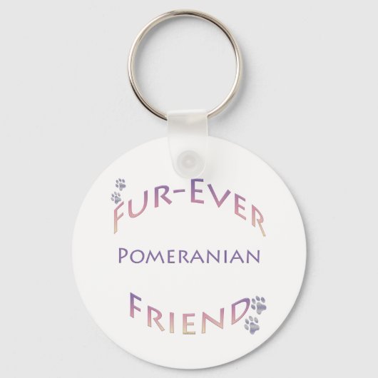 Porte-clés Furever Poméran (Recto)