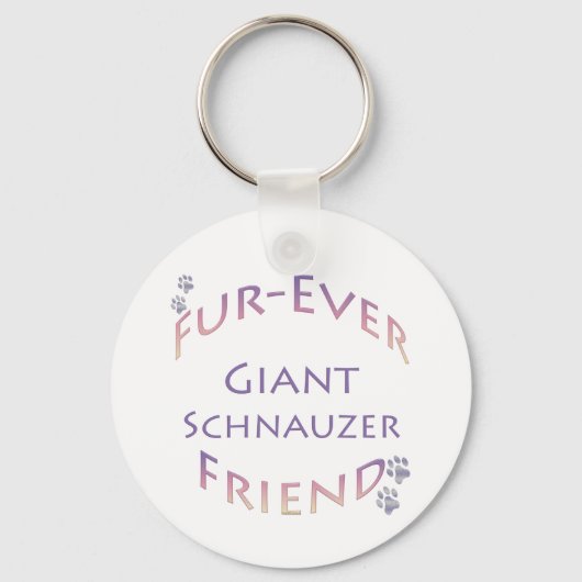 Porte-clés Furever Schnauzer géant (Recto)