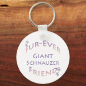Porte-clés Furever Schnauzer géant (Recto)