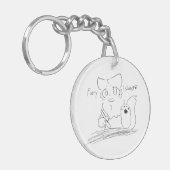 Porte-clés furry island fox and furry island mark key ring (Devant gauche)