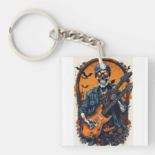 Porte-clés Fusion d'encre : Conception inspirée du tatouage s