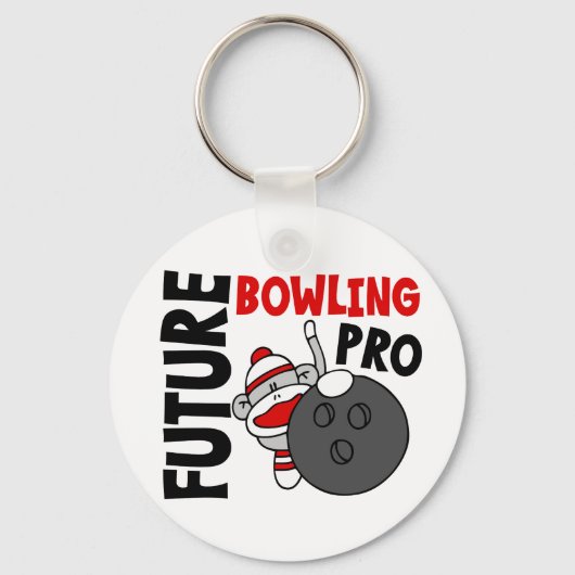 Porte-clés Futur Bowling Pro Sock Monkey (Recto)