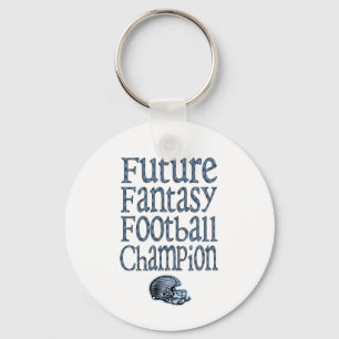 Porte-clés Futur champion du football d'imaginaire
