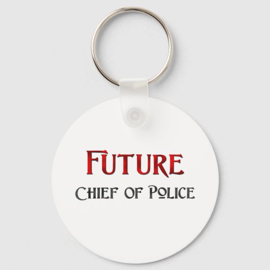 Porte-clés Futur Chef De Police (Recto)