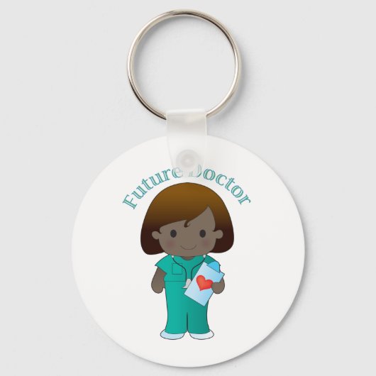 Porte-clés Futur Docteur fille (Recto)