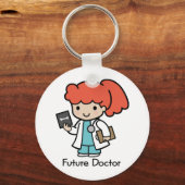Porte-clés Futur Docteur - Fille (Recto)