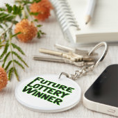 Porte-clés Futur gagnant de loterie (Devant droit)