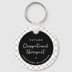 Porte-clés Futur Personnalisé OT ergothérapeute Élégant