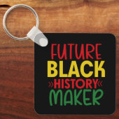 Porte-clés Futur Porte - clé créateur d'histoire noire (Recto)