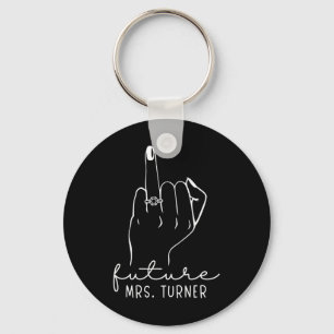 Porte-clés Future Mme Turner Nouvelle Robe de Mariée Pour Fia