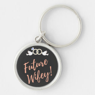 Porte-clés Future Wifey Love Birds