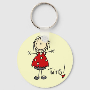Porte-clés Futures Maman de Jumeaux Tshirts et Cadeaux