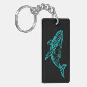 Porte-clés Futuristic Geometric Whale Keychain (Devant gauche)