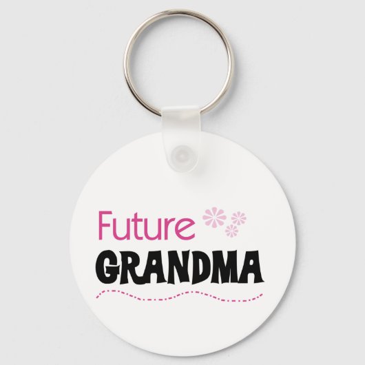 Porte-clés Futurs tee-shirts et cadeaux grand-mère (Recto)