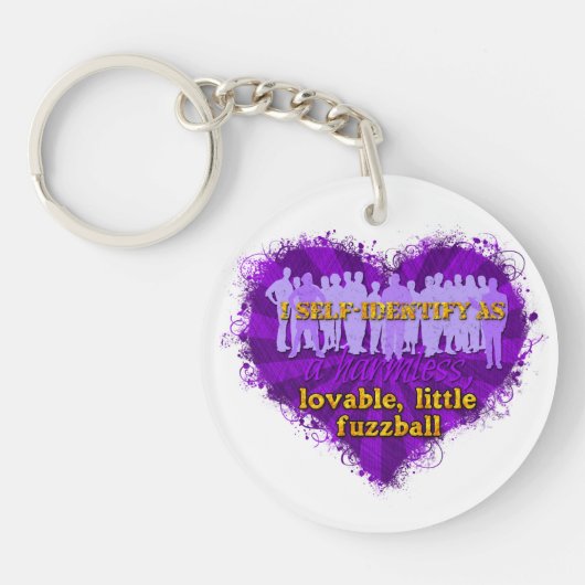 Porte-clés fuzzball (Devant)